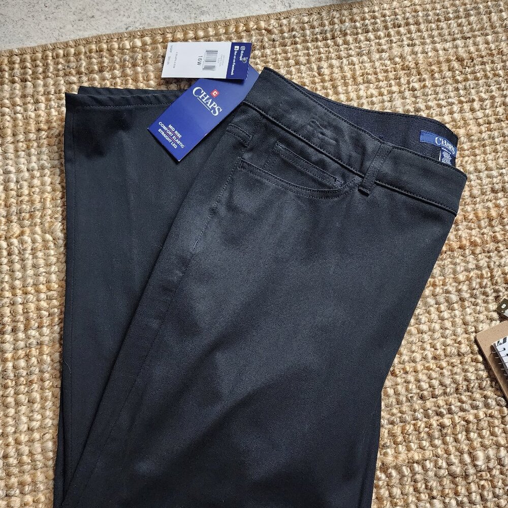 Chaps Black Jeans